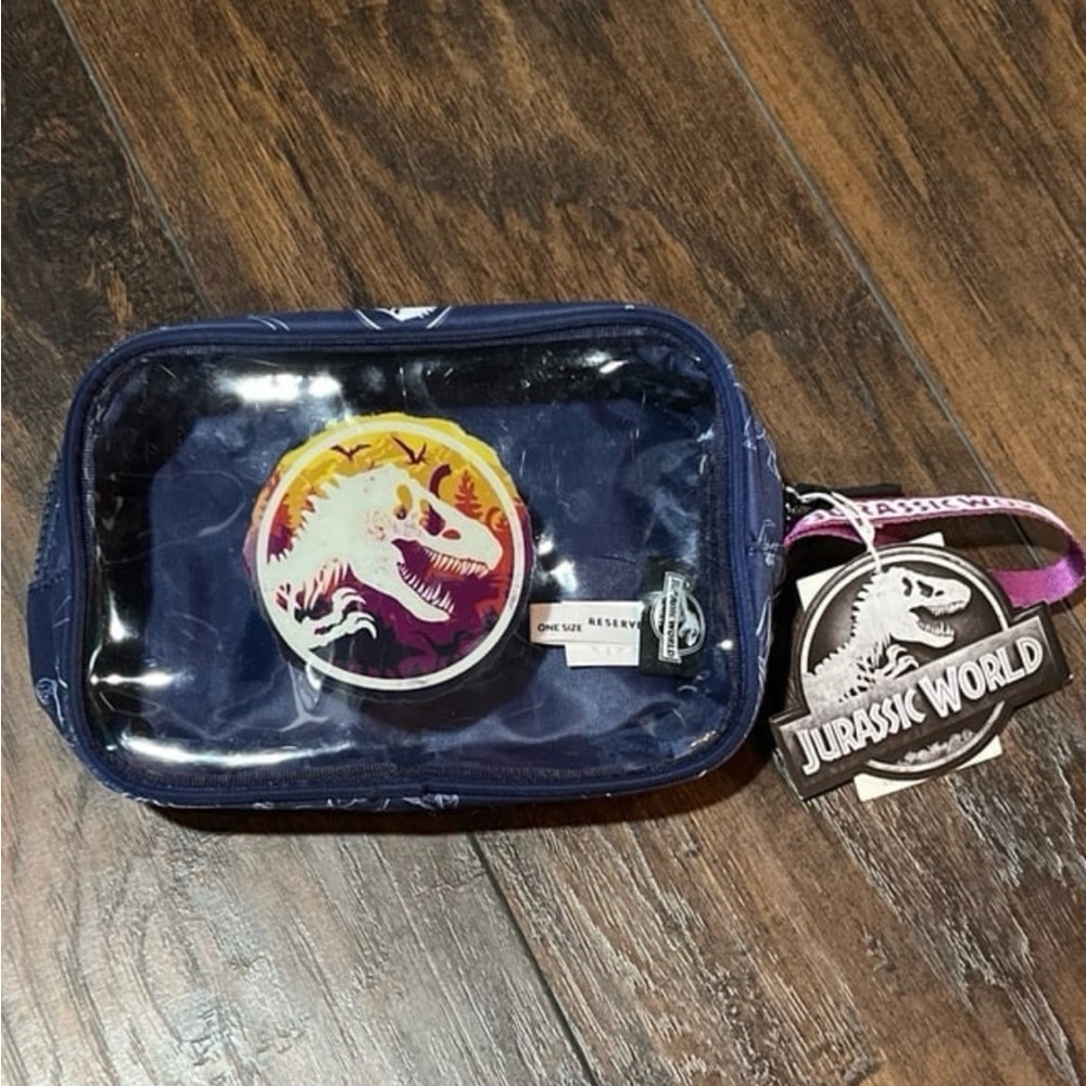 Jurassic World Navy Clear Pouch